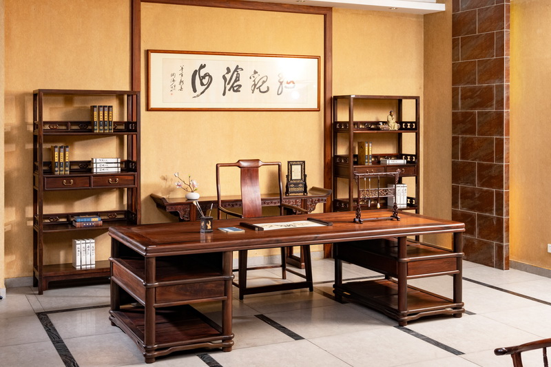 两拼板明式画台