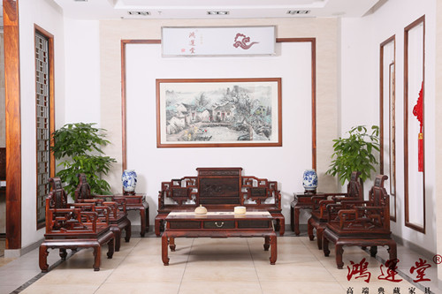 鸿运堂大红酸枝家具