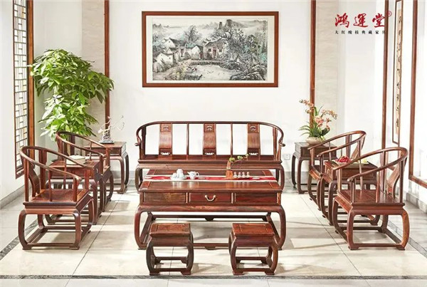 鸿运堂大红酸枝家具